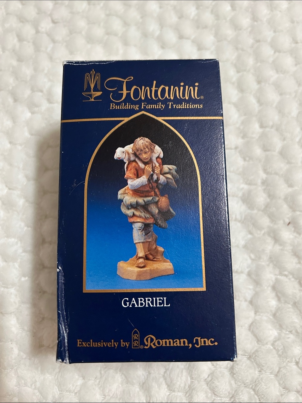 Fontanini Gabriel Figurine - Blue Box